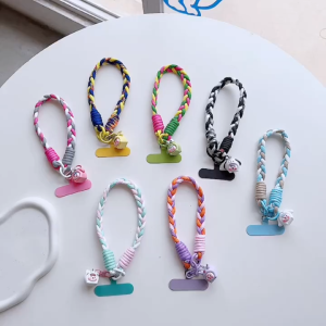 TALI GANTUNGAN HP KARTUN MODEL KEPANG UNIVERSAL / LANYARD BRAID COLOURFUL