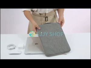Water-Repellent Laptop Pouch Zippered Soft Sleeve Bag for 13/14/15 Inch Laptops Business Portable
