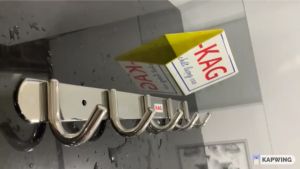 [HCM]Móc treo quần áo Inox 304 kAG-BL105 Móc 5 cong tròn SUS304 Nhật Bản dập khuôn cao cấp siêu bền