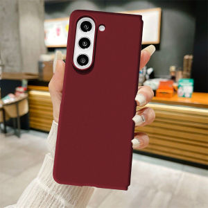 Sandstone Matte Phone Case For Samsung Galaxy Z Fold 2 3 4 5 6 7 Ultra-Thin Soft Silicone Shockproof Back Cover Casing