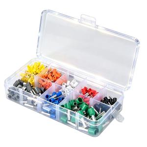 400Pcs VE Tubular Crimp Terminals Durable Wire End Ferrule Terminal Insulated  Electrical Equipment Connector
