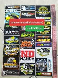 STIKER SOUND | STIKER AUDIO | STIKER SOUNDSYSTEM | STIKER PACK | STIKER 1 LEMBAR | STIKER CROMO