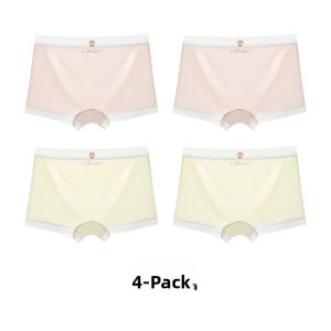 MiiOW | Cool Feeling Ice Silk Girls Underwear Breathable Antibacterial No Trace High Elasticity Anti Curling Flat Angle Pants