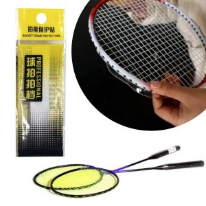 ZOOGGJZ Transparent Racket Edge Tape Self Adhesive Invisible Racket Head Protector Tape Badminton Accessories Anti Paint Off Racket Head Stickers Sport Equipment
