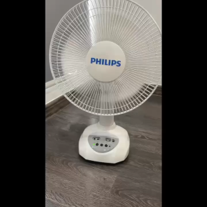 Philips solar electric fan with panel 16" rechargeable fan LED light desktop original heavy-duty fan