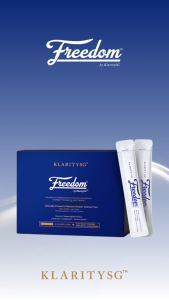 KlaritySG - Freedom Joint Pain Bone Support Supplement Hips Knee Mobility & Repair Bioactive Collagen Peptide