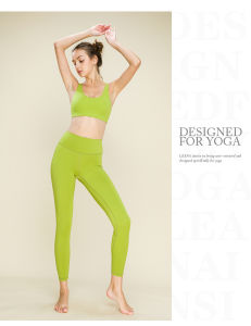 Leana Yoga Summer Sensation Fitness Sports Bra And Tank Top Set Breathable Beautiful Back Gathered Womens Yoga Clothing