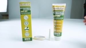 Construction Adhesive Heavy Duty 7.4 Ounce Cement Glue 1 Tube Concrete Glue Versatile Concrete Glue for Tile Cement Floor Stone Wall and More (220ml*1)