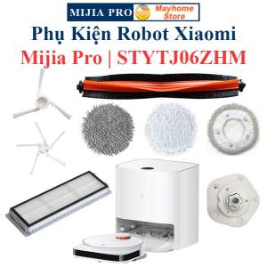 Phụ kiện Robot Xiaomi Mijia Pro STYTJ06ZHM Chổi Lăn Chổi Cạnh Bộ Lọc Giẻ Lau Đế Gắn Khăn ///