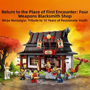 Ninja 15th Anniversary Commemorative Weapon Shop Boys Building Block