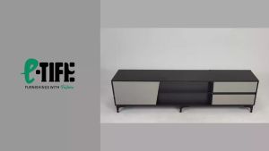 E-TIFE Meja Tv Minimalis Kabinet TV Bufet TV Lemari TV Minimalis Rak Tv Kayu Lemari Lantai