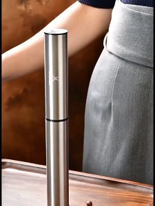 Handheld Milk Frother Stainless Steel USB Rechargeable Handheld Milk Frother with Double Whisk Heads 2-Speed Electric Foam Maker for Coffee and Drinks