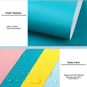 Wallpaper Murah Terlaris: Stiker Lemari Meja Macaron, Stiker Dinding Polos Warna Solid, Wallpaper Desain Korea