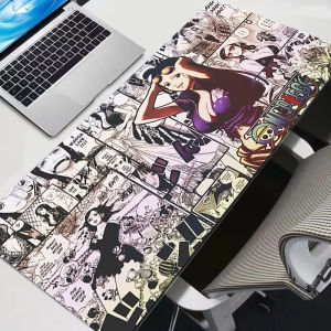 Bandai | Large Gaming Mouse Pad One Piece Nico Robin Anime PC Computer Gamer Desk Mat For CS GO LOL Laptop Kawaii Mousepad