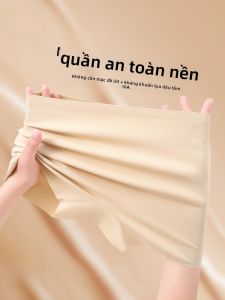 MiiOW | Quần an toàn Ice Silk cho nữ Quần lót liền mạch chống ánh sáng Quần lót ren phẳng hai trong một Quần lót mùa hè thoải mái