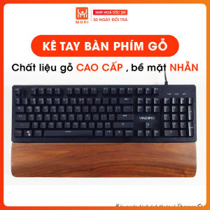 Kê tay bàn phím bằng gỗ Fullsize TKL - Thiết kế tinh giản với chất liệu gỗ dành cho bàn phím cơ