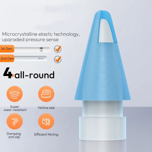 ZUZG Replacement Tips for Apple Pencil 1st/2nd Gen iPencil Nibs No Wear Out Upgraded for iPad Pro Pencil 2/1 Gen