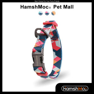 HamshMoc Dog Collar Heavy Duty Adjustable Pet Collar for Small Medium Large Dogs with Nylon Metal Buckle