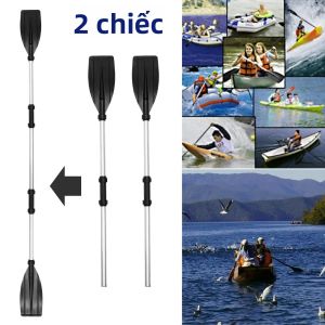 1 Cặp Mái Chèo Kayak Hợp Kim Nhôm Có Thể Điều Chỉnh Độ Dài Mái Chèo Di Động Có Thể Tháo Rời Cho Thuyền Kayak Bơm Hơi