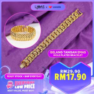 Gelang Tangan Perempuan Rantai Leher Perempuan 手链 Bracelet For Women Emas 916 Original Malaysia Gold 916 Original Malaysia Indian Jewellery Set 情侣手链 Chain