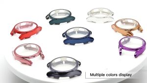 เคส CNAGAIN สำหรับ Samsung Galaxy Watch 4/5 40มม. 44มม. TPU ปกป้องหน้าจอฝาครอบป้องกันกระแทกรอบสำหรับสมาร์ทวอท์ช