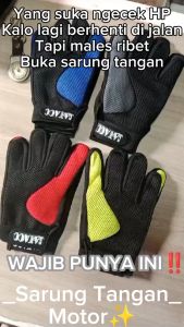 Sarung Tangan Motor Setengah Jari dan Full Jari untuk Pria dan Wanita - Jatacc Gloves Pelindung dari Panas