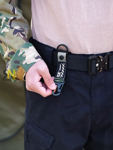 Gantungan Keychain Gesper Gantung Tactical Nylon Belt Backpack Hanging Buckle Quickdraw Carabiner ISE MOUNT