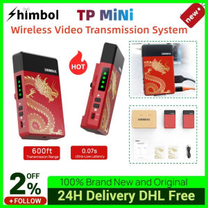 SHIMBOL TP ระบบเครื่องส่งผ่านวิดิโอไร้สายขนาดเล็ก1080P HDMI-เข้ากันได้กับเครื่องรับส่งสัญญาณภาพสำหรับช่างภาพชุดอุปกรณ์เสริมกล้องถ่ายรูป
