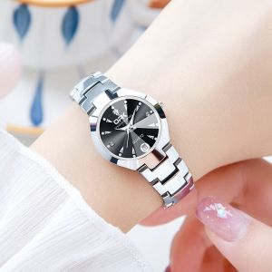 OPK Watch for Women Original Waterproof Silver Stainless Steel luminous Korean Style Fashion Ladies Relo On Sale Branded