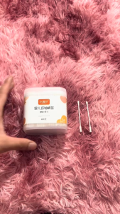 Hộp 400 Tăm Bông Ngoáy Tai 2 Đầu Vệ Sinh Tai Mũi Kháng Khuẩn Dùng Được Cho Bé