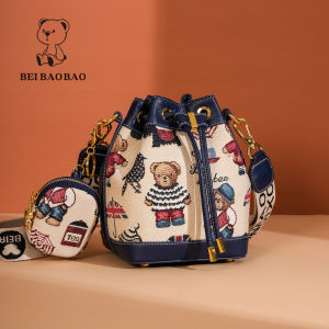 Bear Pattern Mini Tote Bag