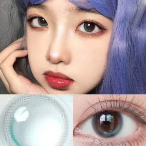 คอนแทคเลนส์ ไฮไลท์แสง Selina blue ขนาดมินิ [พร้อมส่ง]