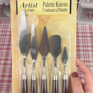 BỘ 5 Chiếc Bay Vẽ Bay Đắp Tranh Xẻng Lấy Màu Trộn Màu Làm Bánh-HAUSE