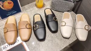 ViVi Women Flat Loafers Office Shoe Sandal Kasut wanita kerja (158)