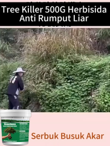 DUBOT 1000g bubuk herbisida pembasmi rumput liar pembunuh pohon besar dan gulma kill tree bambu sistemik paling ampuh