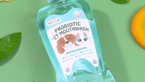 Petsup Pet Mouthwash 380ml Probiotic Alcohol Free Dental Oral Care Fresh Breath Water Additive Gentle Formula Enzymes and Tea Polyphenols Bad Breath Remover for Dogs and Cats