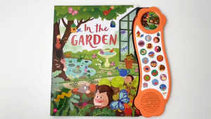 In The Garden Mega Sound Book To Hear & Play 18 Button Sounds (Hardcover) For Kids