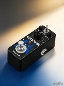 VSN LEF-3808 11 Trong 1 Bộ Điều Chế Pedal Station Chorus Flanger Vibe Phaser Tremolo Filter True Bypass Hiệu Ứng Guitar Kim Loại Nhỏ Gọn