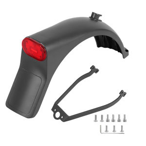 Electric Scooter Rear Mudguard Led Taillight for Xiaomi 5 Pro Kickscooter Rear Fender Bracket Mud Guard Repair Parts Accessories