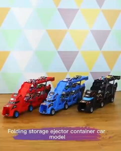 ~Dari KL~ Toys Truck For Boys Garage Car Truck with Cars Hotwheels mainan budak lelaki Storage Box Alloy Car DieCas