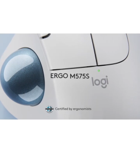 Logitech ERGO M575S Wireless Bluetooth Ergonomic Trackball Mouse | 1 Year Local Warranty