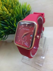 Bisa Cod - Crono & Tanggal aktif  (detik bawah aktif) Jam Tangan Wanita Rubber Hush puppies