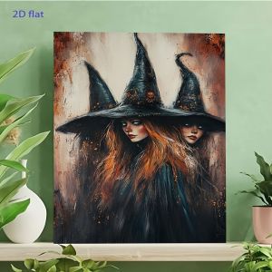 Kayou | Halloween Style Painting By Numbers for Adults DIY Kits HandPainted on Canvas Oil Picture Drawing Coloring By Number