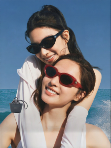 Beneunder | Oval Cat Eye Sunglasses Womens Vintage Style UV Protection Fashionable Folding Sun Glasses Classic Personality
