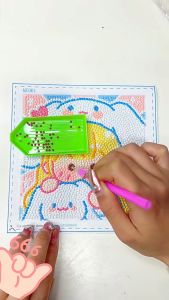 Childrens Diamond Paintings Set Handmade DIY 5D Kids Diamonds Crafts Sets Hand-Painted With Canvas Frame