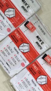 Paket 3 Pcs CD Celana Dalem Laki Laki Dewasa Putih Polos Merk Hings | CD Pria Dewasa Jumbo