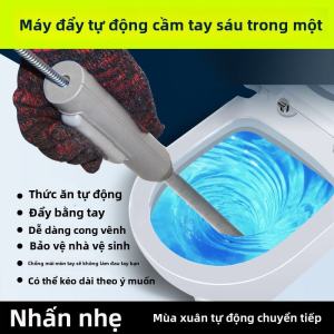 Máy Thông Tắc Ống Điện Gia Đình Máy Thông Tắc Bồn Cầu Nhà Bếp Ống Thoát Nước Máy Móc Thần Thánh Xoắn Xích Thép Máy Thông Tắc Ống