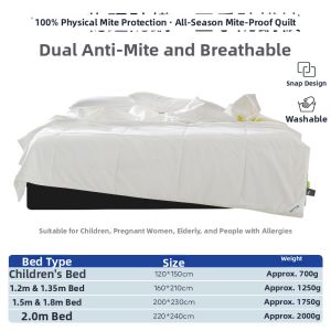 Anmino | Anti-mite Seasonal Quilt Washable