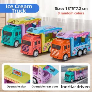 QU RAN | Fire Truck Ambulance Motorcycle Police Car Tank Simulation Model Toy Cars