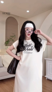 Đàm nữ YOUNGER BY CARDINA  chất umi sợi lạnh dáng suông năng động trẻ trυng 5YVSD01